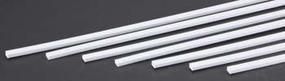 .125 Inch X .250 Inch Opaque White Styrene Strip, 24 inch 7/pk - 389