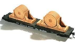 Cast Resin Heavy Cable Spools Load - 7246 : HO