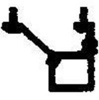 Double Offset Bottom Mount Freight Car Stirrups - 3043 : HO