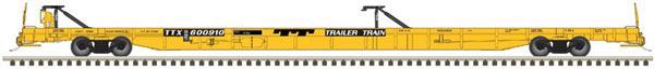 F89J Flatcar w/Deck Risers, Trailer Train TTX 600947 - 50005529 : N