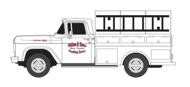 1960 Ford F-250 Utility Truck -Plumbing Service - 30584 : HO