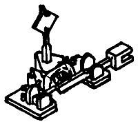 Switch Stands -- Ground Throw Pkg(2) - GT916 : HO