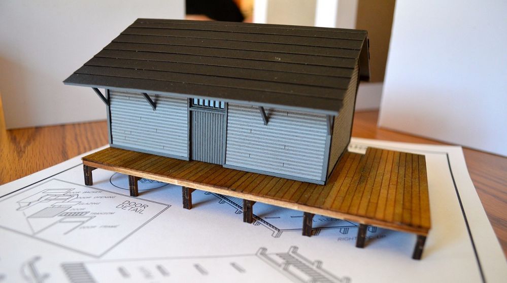 Milwaukee Road Small Freight House Kit - 024 : HO