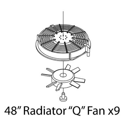 SD70/"Q" Fan Set - ATHG63850 : HO