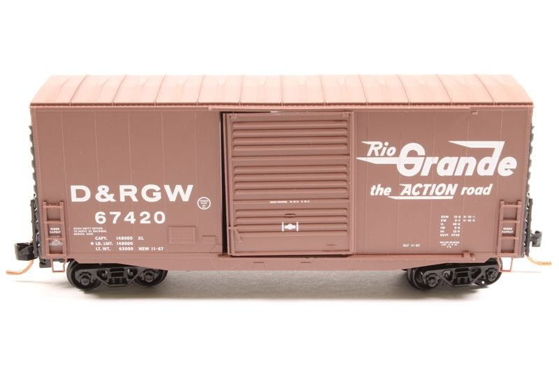 Modified 40 FT Hy-Cube Boxcar Denver & Rio Grande Western 67420 - 10100130 : N