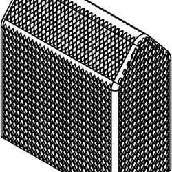 Spark Arrestor, Angled ATSF Type - 01242 : HO