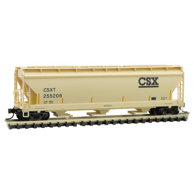 ACF 3-Bay Covered Hopper CSX CSXT 255206-09400610 : N