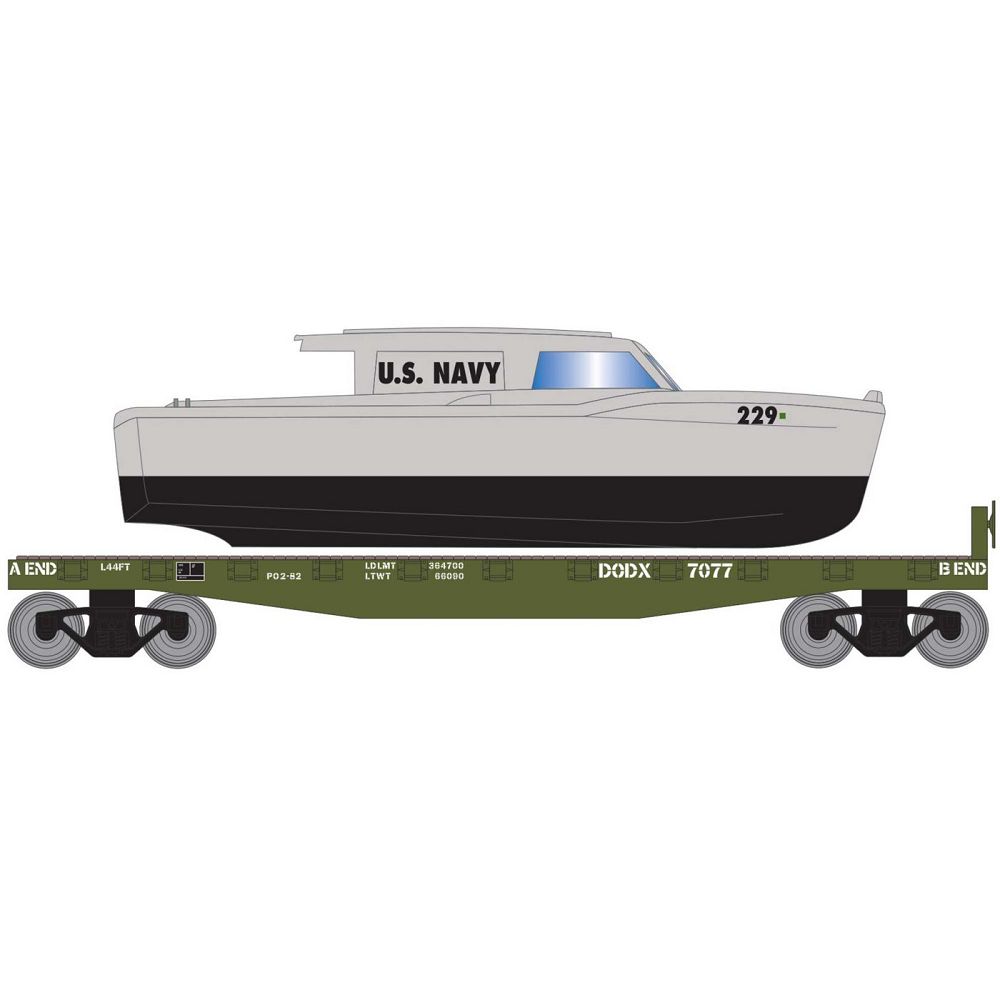 40 Ft Flat Car-2300 : HO