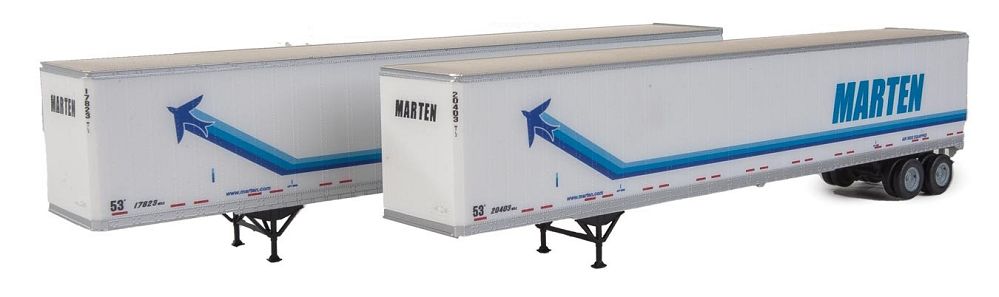 53' Stoughton Trailer 2-Pack Marten - 2465 : HO