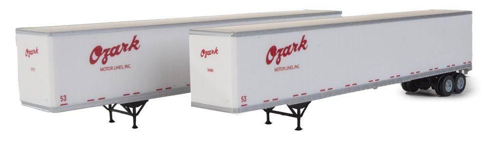 53' Stoughton Trailer 2-Pack Ozark - 2466 : HO