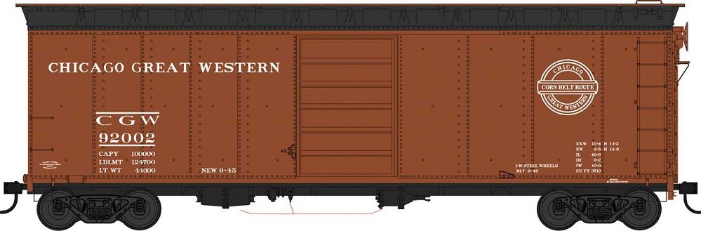 40 Ft Boxcar-42844 : HO