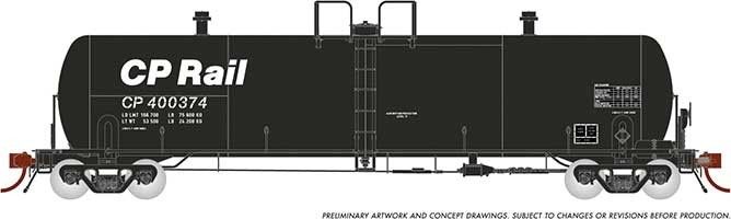 Procor 20000 Gal Tank Car: Canadian Pacific - 135011A : HO