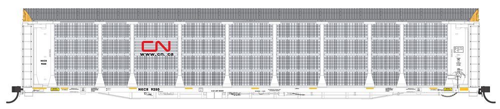 89' Bi-level Auto Rack Canadian National - 452101 : HO