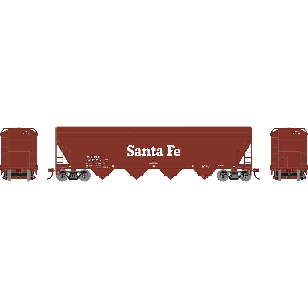 ACF 5250 CF 4-Bay Hopper, Santa Fe ATSF 307177 - 1178 : HO