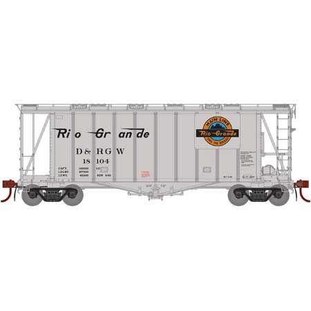GATC 2600 Airslide Hopper Rio Grande D&RGW 18104 - 23481 : N