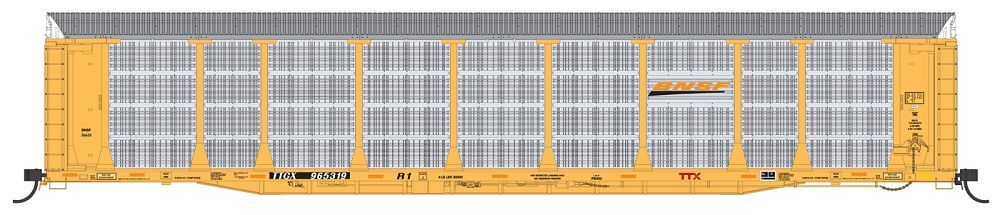 89' Bi-level Auto Rack Burlington Northern Santa Fe BNSF Railway Rack - 452107 : HO