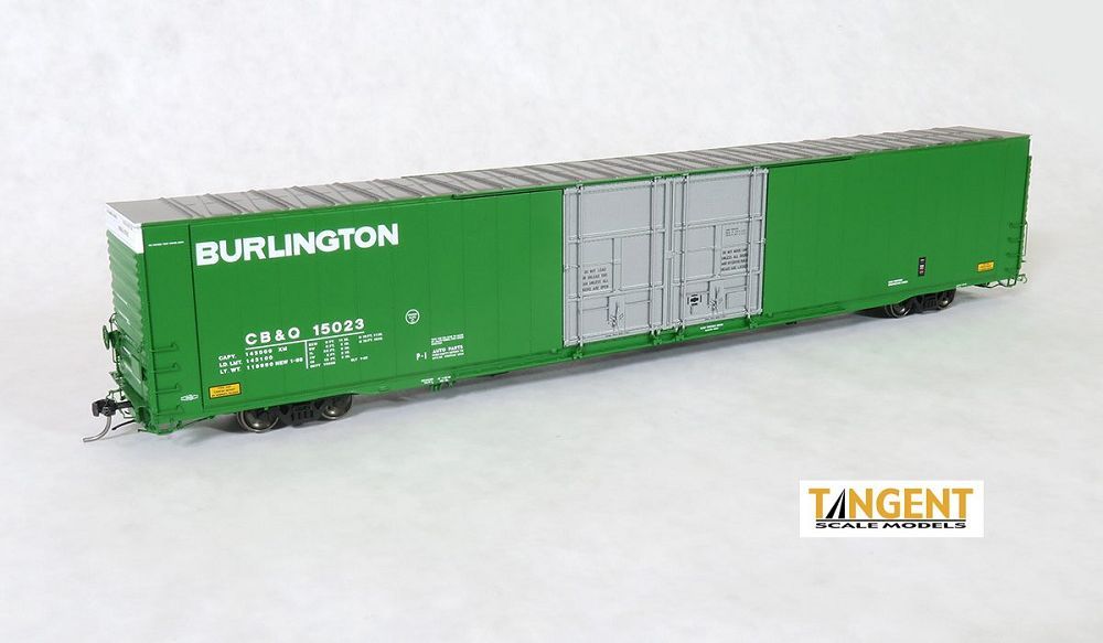 Greenville 86' Double Plug Door Box Car Chicago Burlington and Quincy CB&Q 15023 - 2502801 : HO