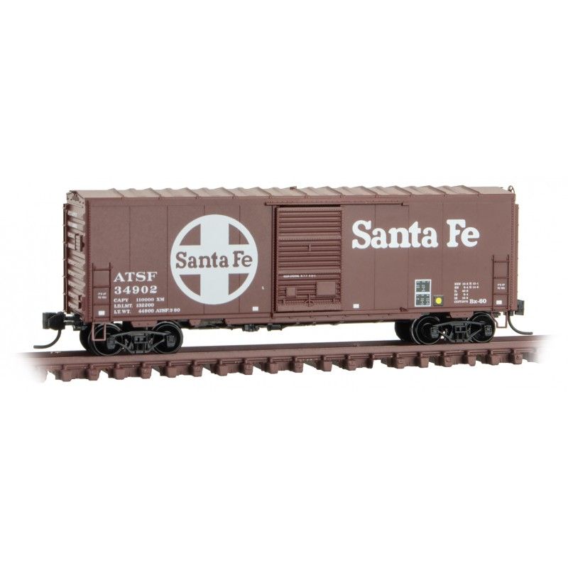 40' Single-Door Boxcar Santa Fe 34902 - 07300560 : N