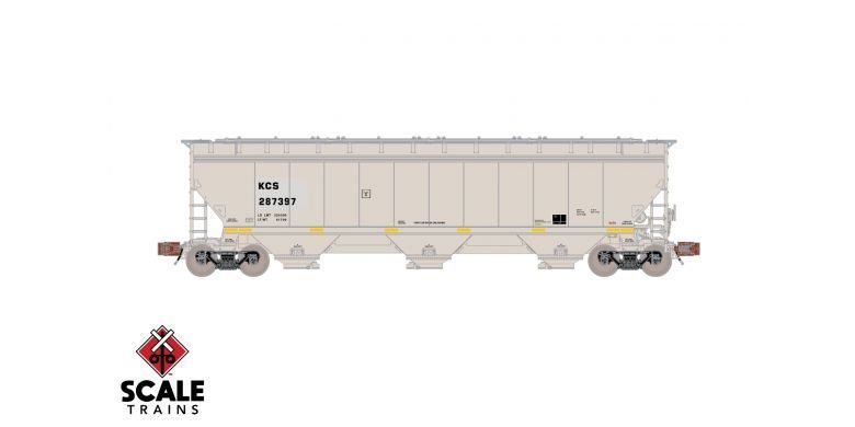 Gunderson 5188cf 3-Bay Covered Hopper, Kansas City Southern-33253 : N
