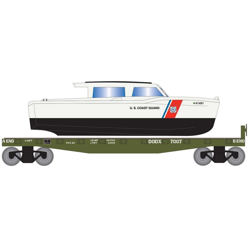 40 Ft Flat Car-2276 : HO