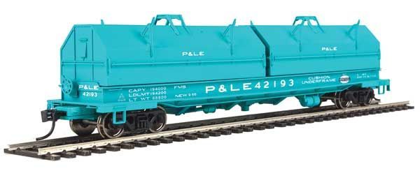 50' Evans Cushion Coil Car - New York Central/P&LE 42193 w/Glass-Fiber Hoods - 105250 : HO