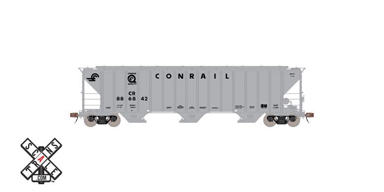 PS-2CD 4785cf 3-Bay Covered Hopper, Conrail 886842 - 33026 : HO