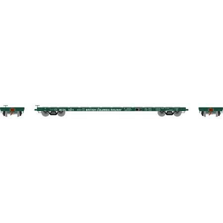 60' Flat Car, BCOL 1511 (Green) - 97078 : HO