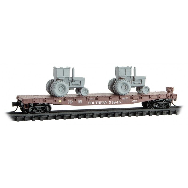 50' Flatcar Southern SOU 51845 w/Load- 04500580 : N