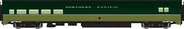 85 FT Budd Baggage/Lounge Northern Pacific - 30068 : HO