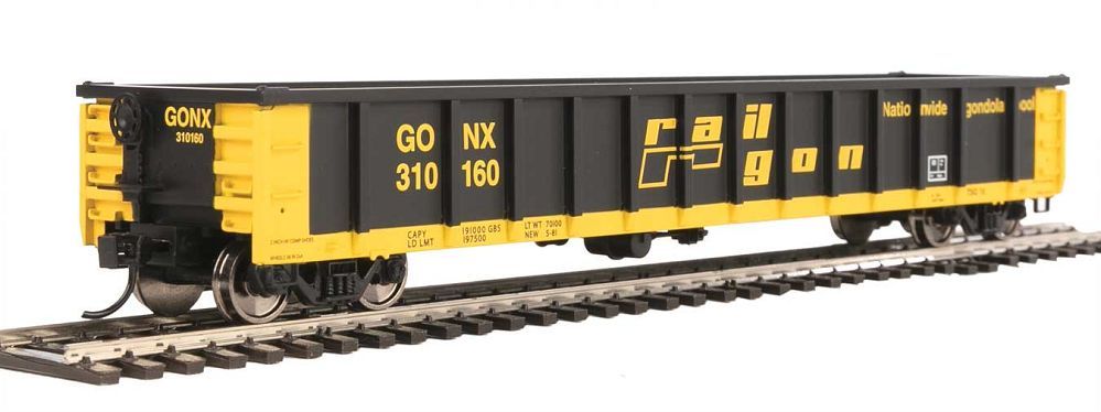 53 ' Railgon Gondola - Railgon GONX 310160 - 6277 : HO