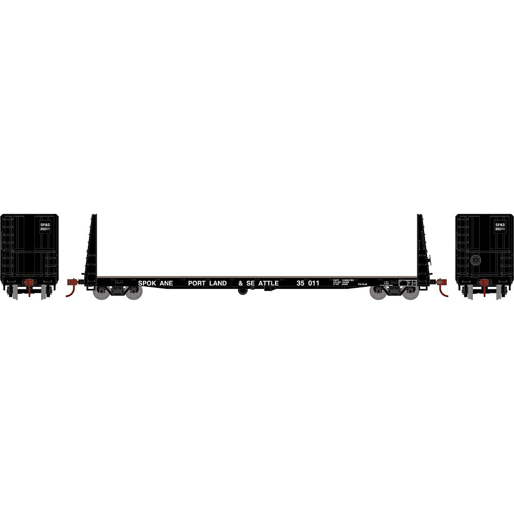 60' Bulkhead Flat Car, SP&S 35011 - 17237 : HO