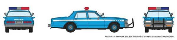 1980-1985 Chevrolet Impala Sedan Police - 800009 : HO