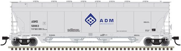 Pressureaide 5701cf Centerflow 4-Bay Covered Hopper Archer-Daniels-Midland ADMX 50003 - 20006266 : HO