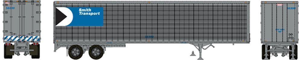 45' Trailmobile Dry Van Trailer: Smith Transport: #58300-403094 : HO