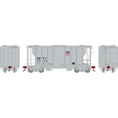 PS-2 2600cf 2-Bay Covered Hopper, Union Pacific-63802 : HO
