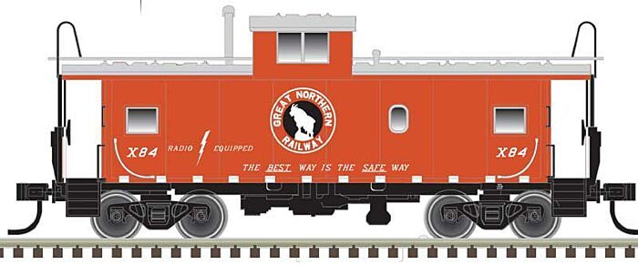 Standard-Cupola Caboose - Great Northern X84 (red, white) - 20006228 : HO