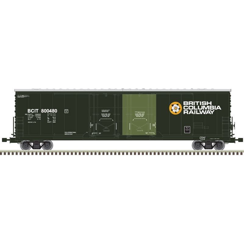 Evans 53' Double Plug-Door Boxcar - British Columbia Railway 800417 - 20006768 : HO