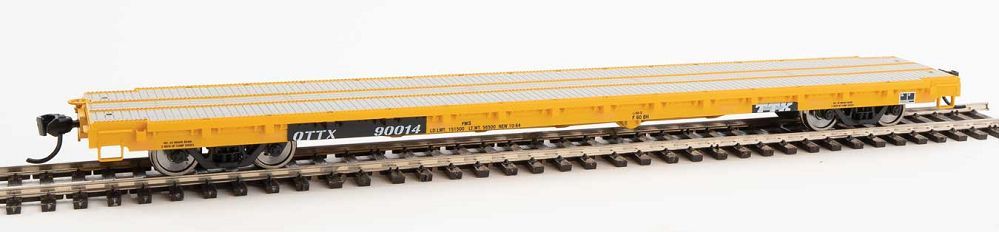 60' Pullman-Standard Flatcar - TTX OTTX 90014 (Farm machinery service) - 5371 : HO