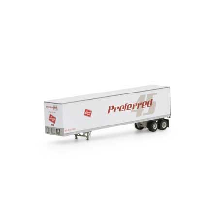45' Smooth Side Z-Van Trailer, MILW/Preferred 251050 - 16096 : HO
