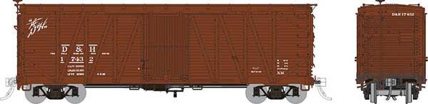 40' USRA Single-Sheathed Wood Boxcar - Delaware & Hudson - 142007A : HO