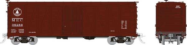 40' USRA Single-Sheathed Wood Boxcar - Maine Central - 142008A : HO
