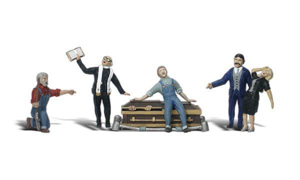 Graveside Service - Scenic Accents pkg (6) - A1868 : HO