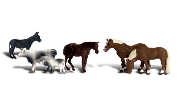 Farm Animals - Scenic Accents pkg (6) - A1888 : HO