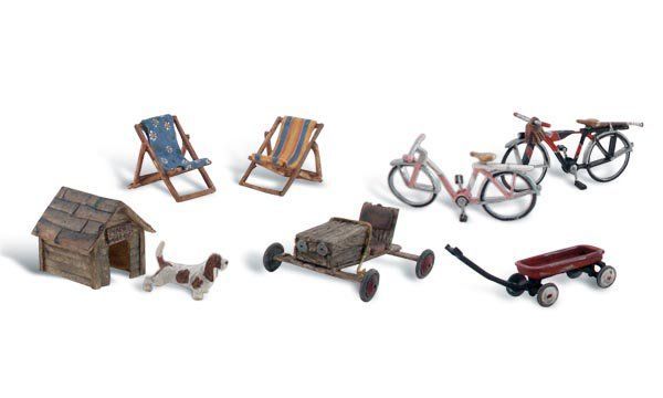 Backyard Basics - Scenic Accents pkg (8) - A1931 : HO