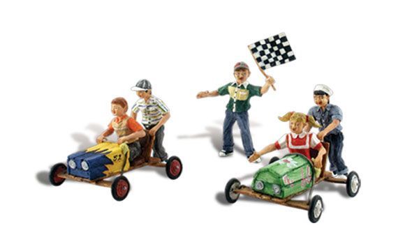 Downhill Derby - Scenic Accents pkg (3) - A1952 : HO