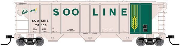 PS-2 4427 3-Bay Covered Hopper Soo Line-50005555 : N