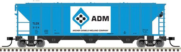 PS-2 4427 3-Bay Covered Hopper Archer-Daniels-Midland TLDX-50005556 : N
