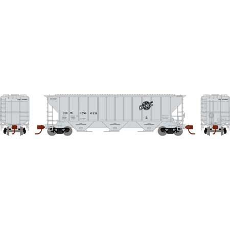 PS-2 4427 3-Bay Covered Hopper Chicago & NorthWestern CNW 170029 - 25439 : N