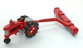 Tractor and 12-Bottom Disc Harrow Cast Metal Kit - 343 : HO