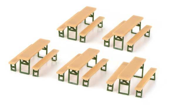 Picnic Tables Kit (5-Pack) - 4190 : HO